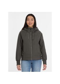 Ragwear , Outdoorjacke »LUMIE WARM«, mit Kapuze, Reissverschluss mit Kinnschutz, Kapuze mit Kordel , grau , Vegan, von PETA verifizierter Parka von...