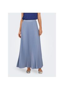 Only , Maxirock »ONLMELISA LONG SKIRT BOX JRS« , blau , S (36) , Maxirock von Only