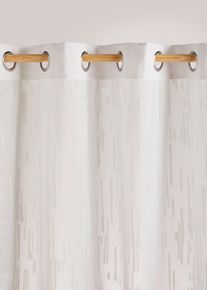 Jacquard Gardine einfarbig (1er Pack) in weiss, 145x135 cm, bonprix
