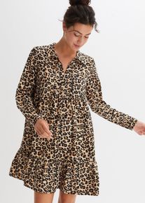 Tunika-Kleid in beige, Gr&ouml;sse 42, bonprix