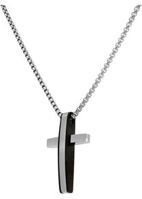 Herren Anhänger mit Kette silberfarben