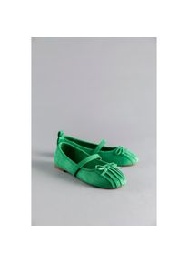 Aniston SHOES , Ballerina , Riemchenballerina, Schlupfschuh, Loafer, Slipper - NEUE KOLLEKTION , grün , Hübscher Ballerina mit Schleifchen aus der...