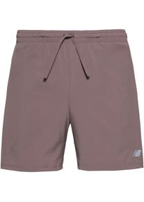 New Balance Funktionsshorts Herren - braun - Gr. S - Polyester