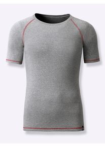 Witt Herren Shirt, anthrazit-meliert, Größe 5, 80% Baumwolle, 20% Polyester