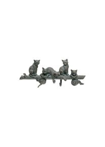 Garderobenleiste »Cats Life 42 cm x 19,3 cm« , schwarz , KARE Design