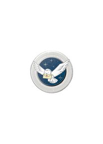 POPSOCKETS , Handy-Halterung »PopGrip Hedwig Enamel« , blau , Kompatibel mit kabellosem Laden