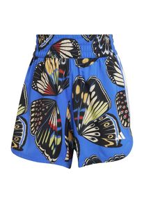 adidas Performance Sportshorts 'Adidas X Farm' Damen, beige / blau / gelb / schwarz, Gr&ouml;&szlig;e XL