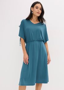 Jerseykleid aus softem Modal-Mix in petrol, Grösse 32/34 (XS), bonprix
