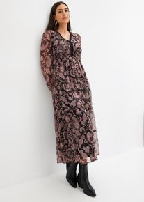 Maxikleid in schwarz, Gr&ouml;sse 44, bonprix