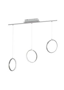 Eglo Leuchten Eglo TAMASERA Hängeleuchte LED Nickel-Matt, 3-flammig