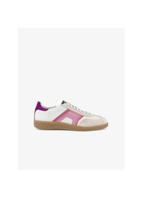 Santoni baskets en cuir Dbs Oly blanc