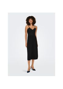 Only , Spaghettikleid »ONLHONEY STRAP DRESS JRS«, Sommerkleid , schwarz , XS (34) , Sommerliches Jerseykleid von Only