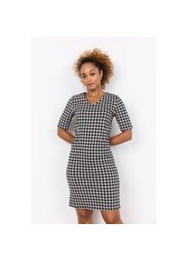 soyaconcept, Unisex, soyaconcept Minikleid »SC-IDINA 3« Sommerkleid, 1620c cream combi, S, N-Gr, Ideal für den Sommer: Modisches Kleid aus 