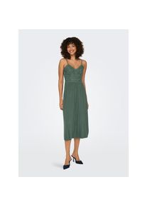 Only , Spaghettikleid »ONLHONEY STRAP DRESS JRS«, Sommerkleid , grün , XS (34) , Sommerliches Jerseykleid von Only