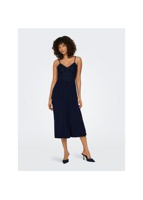Only , Spaghettikleid »ONLHONEY STRAP DRESS JRS«, Sommerkleid , blau , M (38) , Sommerliches Jerseykleid von Only