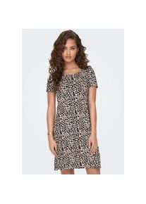 Only , Minikleid »ONLBERA BACK LACE UP S/S DRESS JRS NOOS«, Sommerkleid , schwarz , Bequemes Minikleid aus elastischer Viskosemischung, ideal für...