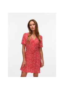 Véro Moda Vero Moda , Minikleid »VMALBA SS SHORT DRESS WVN NOOS«, Sommerkleid , Regular Fit Passform, die locker sitzt und kleine Problemzonen kaschiert