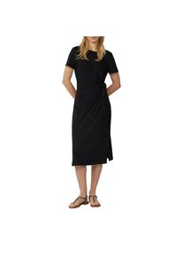 s.Oliver , Jerseykleid, Sommerkleid mit Knoten-Detail , schwarz , Kleid von s.Oliver Red Label