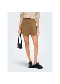 Only , Cordrock »ONLMOXIE HW CORD SKATER SKIRT CC PNT« , braun , Minirock von Only