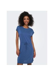 Only , Minikleid »ONLHANNAH S/S SHORT DRESS JRS«, Sommerkleid , blau , Kurzes Kleid von Only
