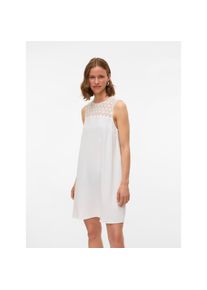 V&eacute;ro Moda Vero Moda, Unisex, Minikleid &raquo;VMALVA CROCHET SHORT DRESS WVN GA&laquo; Sommerkleid, cloud dancer, XS (34), N-Gr, Kurzes Kleid von Vero Moda