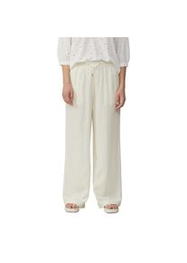 Qs, Unisex, QS Leinenhose Sommerhose mit Gummizug, wei&szlig;, 36, L&auml;nge 32, Hose von QS