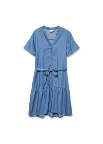V&eacute;ro Moda Vero Moda, Unisex, Minikleid &raquo;VMFLEUR SS SHORT BELT TENCEL DRESS GA&laquo; Sommerkleid, medium blau denim, M, N-Gr, Kurzes Kleid von Vero Moda