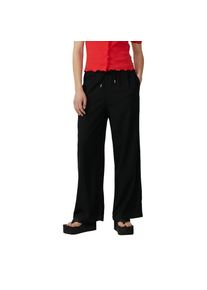 Qs, Unisex, QS Leinenhose Sommerhose mit Gummizug, schwarz, 34, L&auml;nge 32, Hose von QS