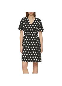 s.Oliver , Minikleid Sommerkleid mit All-Over Print , schwarz , Kleid von s.Oliver