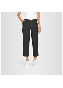 MAC, Unisex, MAC Leinenhose &raquo;NORA cropped&laquo; Sommerhose temperaturausgleichend und angenehm auf der Haut, schwarz, 44, N-Gr, Hose NORA cropped von MAC