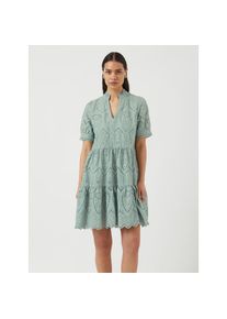 Y.A.S , Blusenkleid »YASHOLI SS DRESS S. NOOS« Sommerkleid , grün , Reine Baumwolle sorgt für angenehmen Tragekomfort und Atmungsaktivität