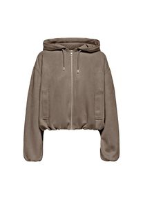 Only , Outdoorjacke »ONLDIANE LIFE FAUX HOOD JACKET CC OTW«, ohne Kapuze , braun , Jacke von Only