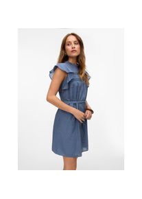 V&eacute;ro Moda Vero Moda, Unisex, Minikleid &raquo;VMTRINE SL SHORT LACE DRESS WVN GA NOOS&laquo; Sommerkleid, china blau, S, N-Gr, Kurzes Kleid von Vero Moda