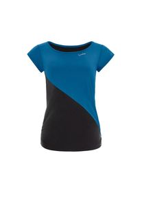 WINSHAPE, Unisex, Sporttop &raquo;AET109LS&laquo; Functional Soft and Light, teal gr&uuml;n, schwarz, XS, Enger, figurfreundlicher Schnitt mit seitlichen Raffungen