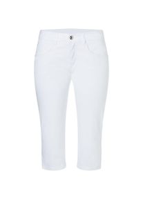 MAC, Unisex, MAC Caprihose &raquo;Capri-Summer-Clean&laquo; Sommerhose Kniebedeckend mit kleinem Schlitz am Saum, wei&szlig;, 44, L&auml;nge 19, Capri-Summer-Clean von MAC