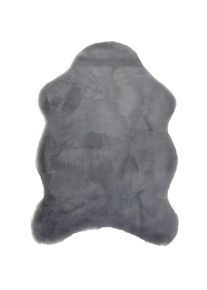 Fellteppich »Elda, Kunstfell«, rechteckig, 13 mm Höhe, Dekofell, kuschelweich, Wohnzimmer, Kinderzimmer, Kaninchenhaptik , grau , Astra