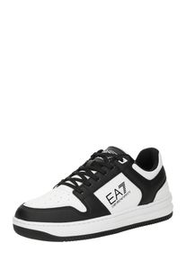 EA7 Emporio Armani, Hommes Baskets basses 'SLASHER', noir / blanc