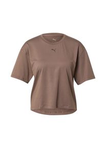 Puma Funktionsshirt 'CLOUDSPUN' Damen, schoko / schwarz, Größe L