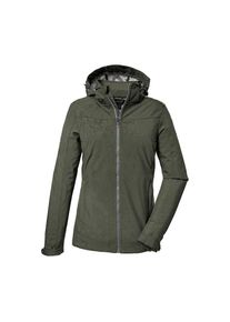 Killtec , Softshelljacke »KOS 40 WMN SFTSHLL JCKT«, Wasserabweisende, atmungsaktive Damenjacke aus recyceltem Material , grün , Damen...
