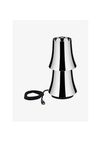 Alessi Tischlampe silberfarben