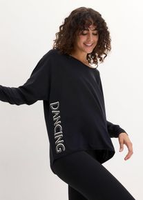 Schnelltrocknendes Sport-Shirt mit Retro-Print in schwarz, Gr&ouml;sse 56/58 (3XL), bonprix