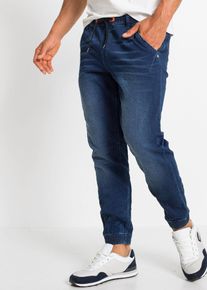 Regular Fit Jeans-Jogger mit Komfortbund Straight in blau, Grösse 54, bonprix