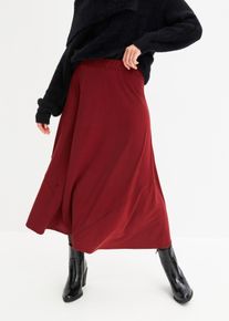 ausgestellter Jersey-Rock in rot, Grösse 44/46 (L), bonprix