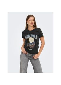 Only , Rundhalsshirt »ONLLUCY REG S/S TOP JRS NOOS«, unterschiedlich bedruckt , Bedrucktes Design: macht jedes Outfit zum Hingucker