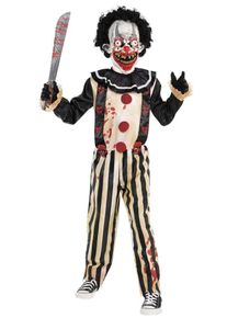 Amscan Costume da ragazzo pagliaccio slasher dell'orrore