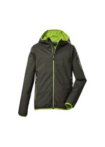 Killtec , Outdoorjacke »KOS 226 BYS JCKT«, Wind- und wasserdichte Kinderjacke, kompakt verstaubar , grün , 140 , Funktionsjacke für Kids mit...