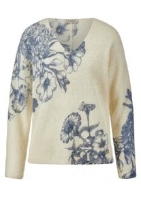 Uta Raasch - V-Pullover, weiss, Gr. 36, Alpaka