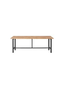 Essbank »Sare«, Mit Echtholzfurnier aus Eiche , beige , Home Affaire