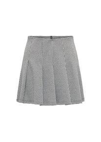 Only, Unisex, Only Minirock &raquo;ONLFINE PLEAT SKIRT BOX JRS&laquo;, schwarz pattern:cloud dancer, L (40), Minirock von Only