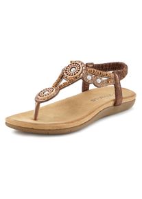 Vivance Witt Damen Zehentrenner, bronzefarben, Größe 42, 100% Textil